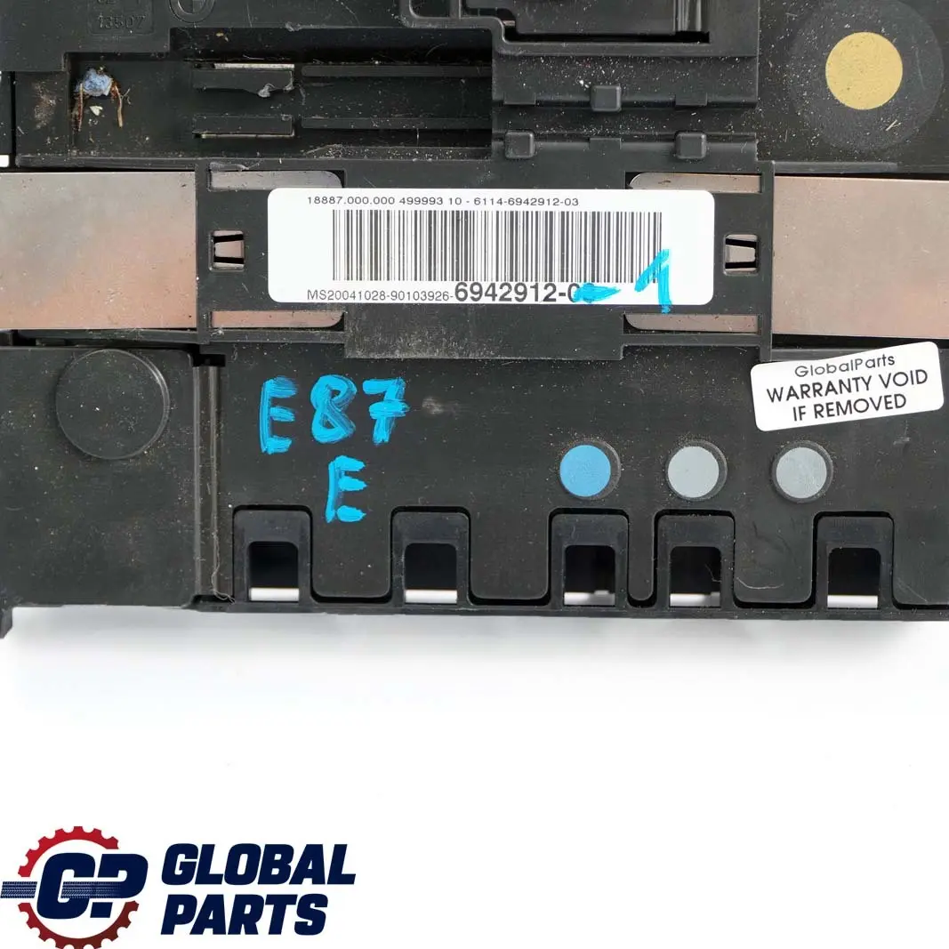 Stromverteilerkasten Schwarz für BMW E81 E82 X1 E84 E87 E90 E91 E92 mit Teilenummer 6942912 BMW E81 E82 X1 E84 E87 E90 E91 E92 Stromverteilerkasten Schwarz - SKU 6942912-1 - Teilenummer 6942912