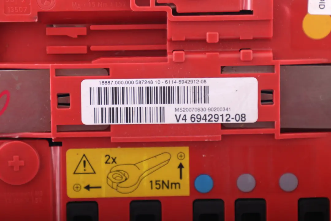 Distribution Box Fuse Box to BMW E81 E82 X1 E84 E87 E90 E91 E92 Power with Part number 6942912 BMW E81 E82 X1 E84 E87 E90 E91 E92 Power Distribution Box Fuse Box - SKU 6942912 - Part number 6942912