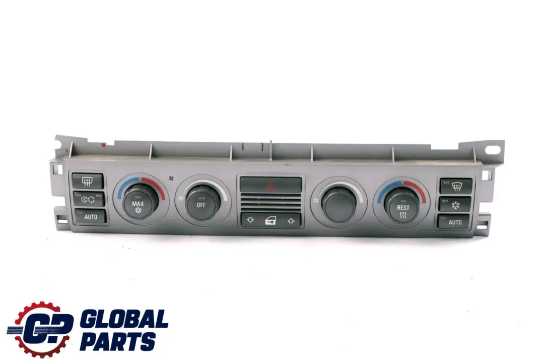 BMW 7 Series E65 E66 E67 Automatic Air Conditioning Control Dark Silver - SKU 6942985 - Part number 6953189