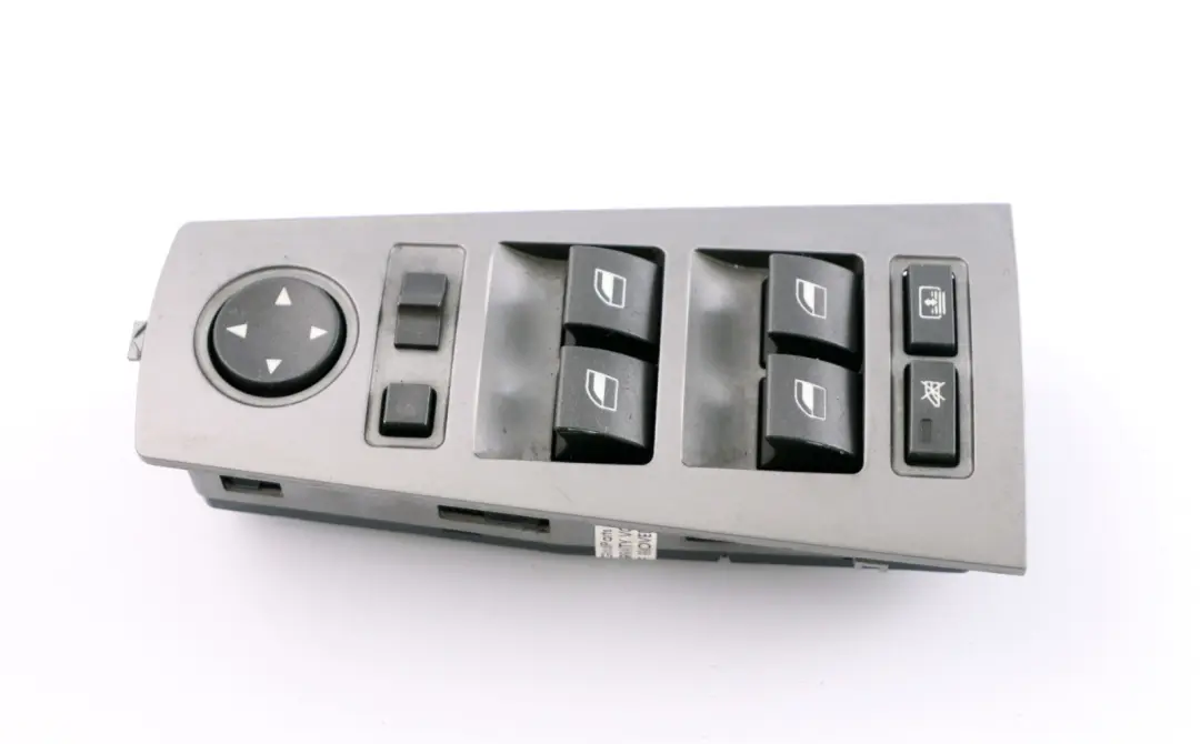 BMW 7 Series E65 E66 Window Lifter Switch Power Fold Driver's Door Grey - SKU 6943054 - Part number 6943054
