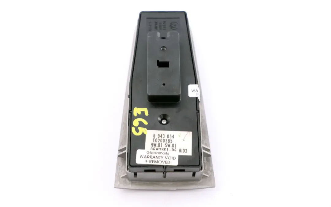 Window Lifter Switch Power Fold Driver's Door Grey to BMW 7 Series E65 E66 with Part number 6943054 BMW 7 Series E65 E66 Window Lifter Switch Power Fold Driver's Door Grey - SKU 6943054 - Part number 6943054