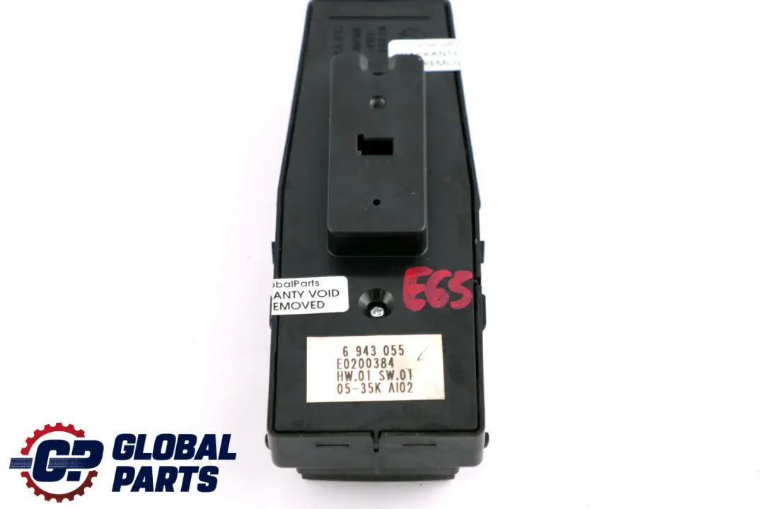 Window Lifter Switch to BMW 7 Series E65 E66 with Part number 6943055 BMW 7 Series E65 E66 Window Lifter Switch - SKU 6943055 - Part number 6943055