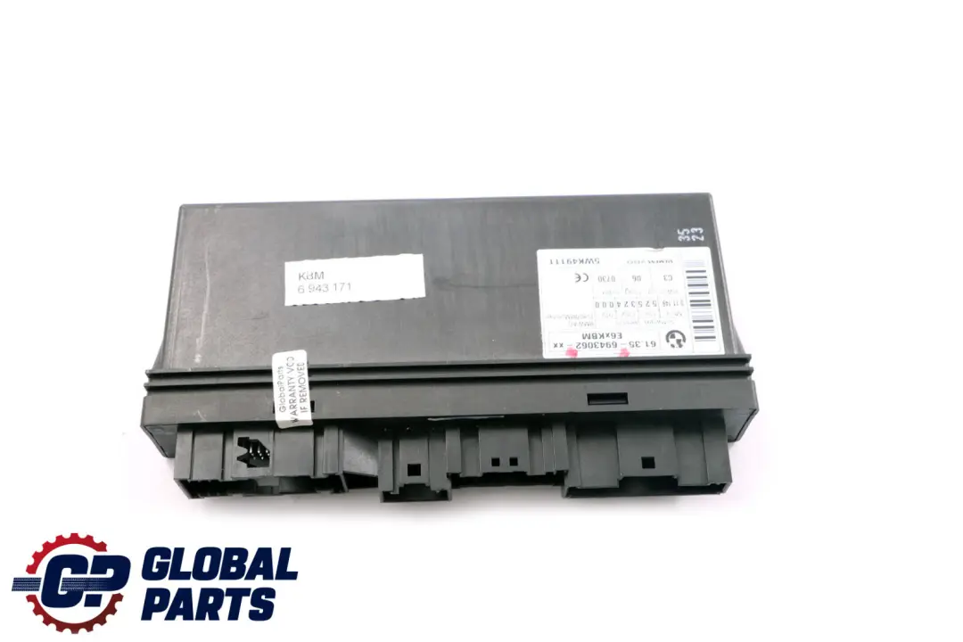 BMW 5 6 Serie E60 E63 E64 LCI Module de Carosserie Unite De Commande ECU - SKU 6943062 - Numéro de pièce 61356943062