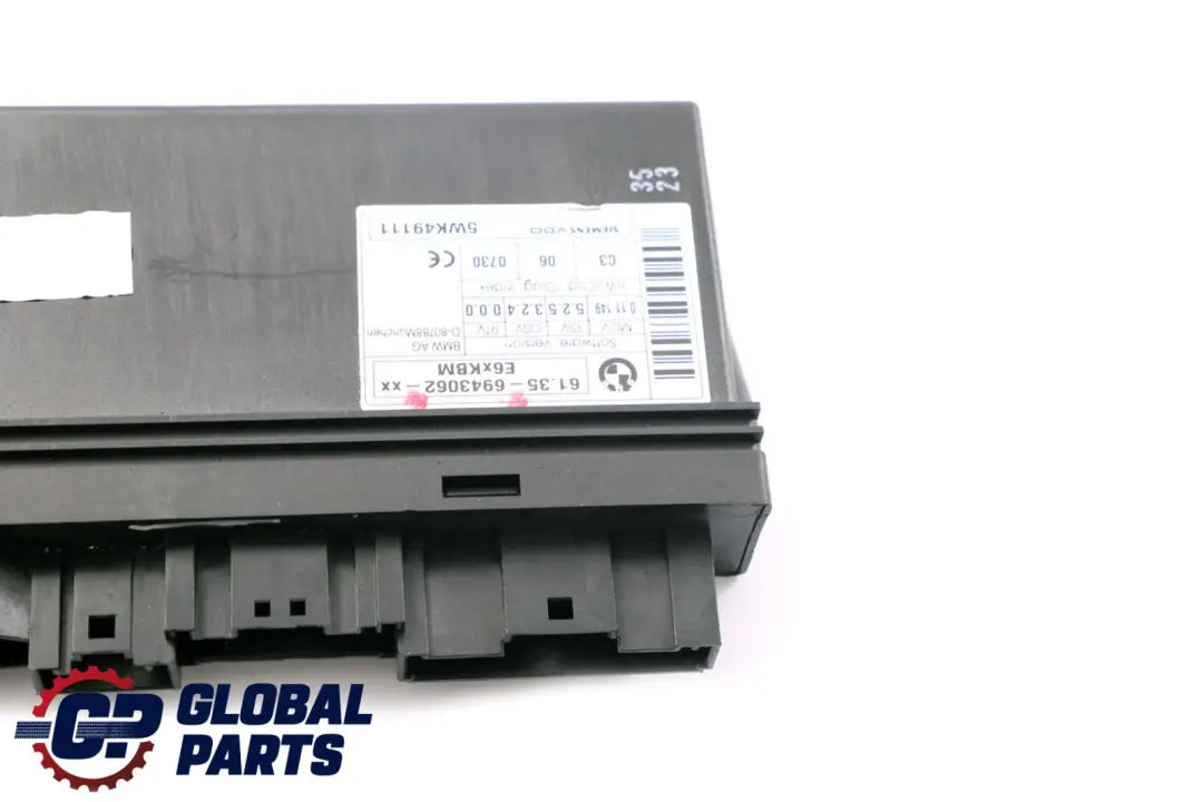 BMW 5 6 Serie E60 E63 E64 LCI Module de Carosserie Unite De Commande ECU - SKU 6943062 - Numéro de pièce 61356943062