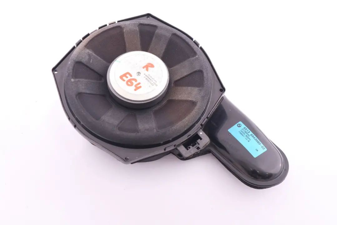 Central Bass Hifi System Altavoz De Puerta Derecho para BMW E64 LCI con número de pieza 6943080 BMW E64 LCI Central Bass Hifi System Altavoz De Puerta Derecho - SKU 6943080 - Número de pieza 6943080