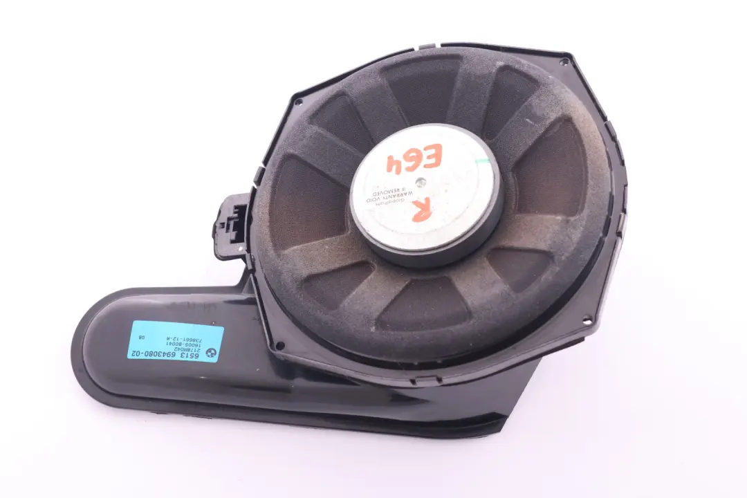 BMW E64 LCI Głośnik Niskotonowy Drzwi Prawy Central Bass Hifi - SKU 6943080 - Numer Części 6943080