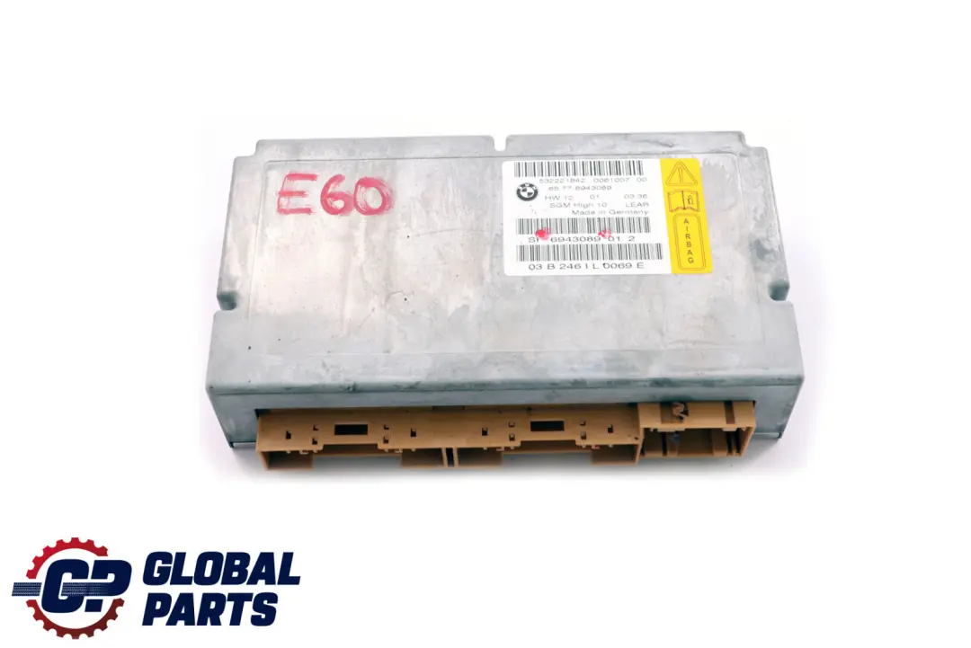 Reihe E60 E61 E63 Airbag-Steuergerät Gateway-Modul für BMW 5 mit Teilenummer 6975686 BMW 5 Reihe E60 E61 E63 Airbag-Steuergerät Gateway-Modul - SKU 6943089 - Teilenummer 6975686
