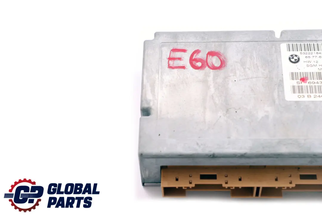 BMW 5 Series E60 E61 E63 Airbag ECU Control Unit Gateway Module - SKU 6943089 - Part number 6975686