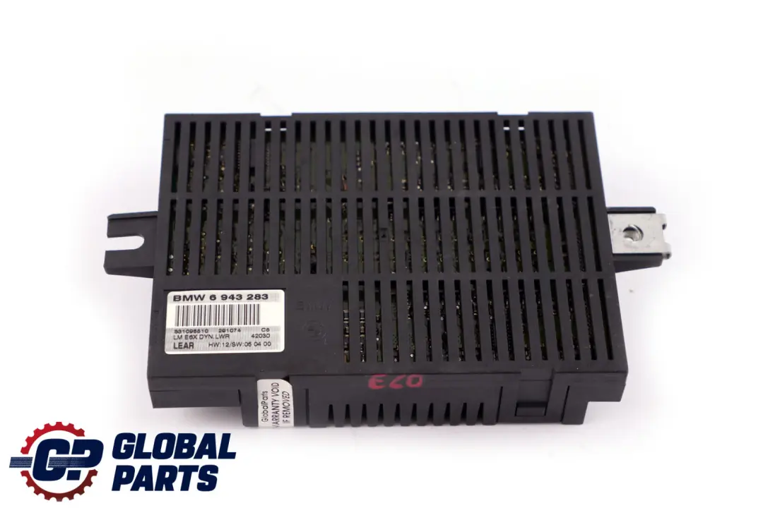 Lichtsteuergerät Modul LEAR LM E6X LWR für BMW E60 mit Teilenummer 6943283 BMW E60 Lichtsteuergerät Modul LEAR LM E6X LWR - SKU 6943283 - Teilenummer 6943283