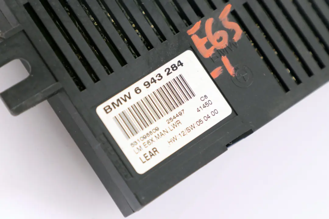 Light Control Module Unit Lear LME6X MAN. LWR (LCM) to BMW 7 Series E65 with Part number 6943284 BMW 7 Series E65 Light Control Module Unit Lear LME6X MAN. LWR (LCM) - SKU 6943284-1 - Part number 6943284
