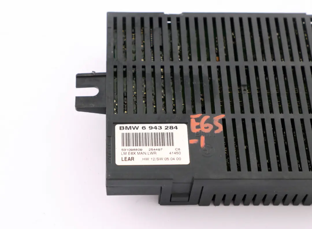 BMW 7 Series E65 Light Control Module Unit Lear LME6X MAN. LWR (LCM) - SKU 6943284-1 - Part number 6943284