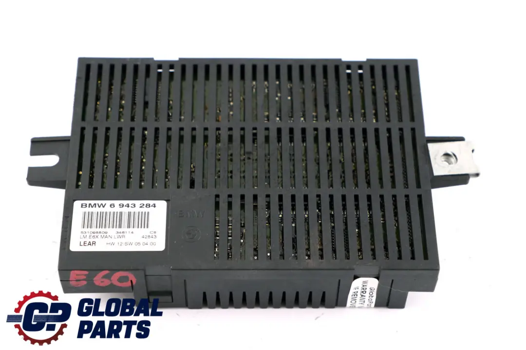 BMW 5 Series E60 Light Control Module Unit Lear LME6X MAN. LWR (LCM) - SKU 6943284 - Part number 6943284