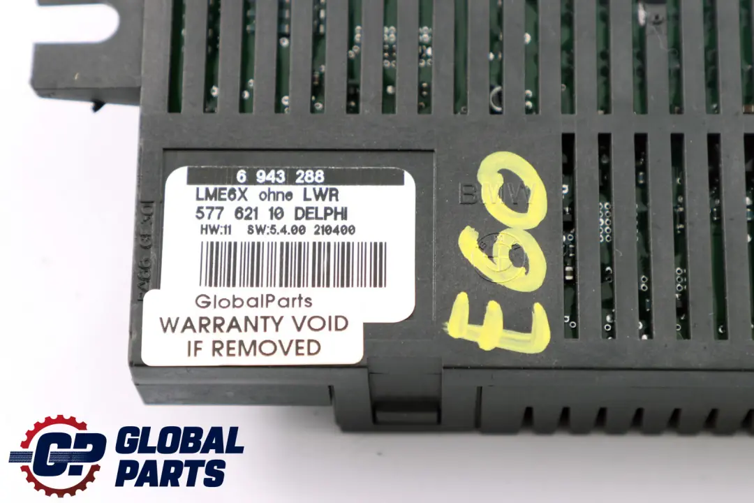 BMW 5 Series E60 Light Control Module Unit Lear LME6X Ohne LWR - SKU 6943288 - Part number 6943288
