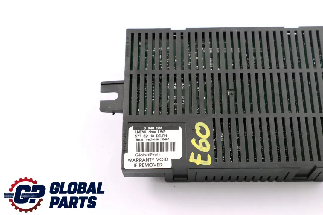 Light Control Module Unit Lear LME6X Ohne LWR to BMW 5 Series E60 with Part number 6943288 BMW 5 Series E60 Light Control Module Unit Lear LME6X Ohne LWR - SKU 6943288 - Part number 6943288