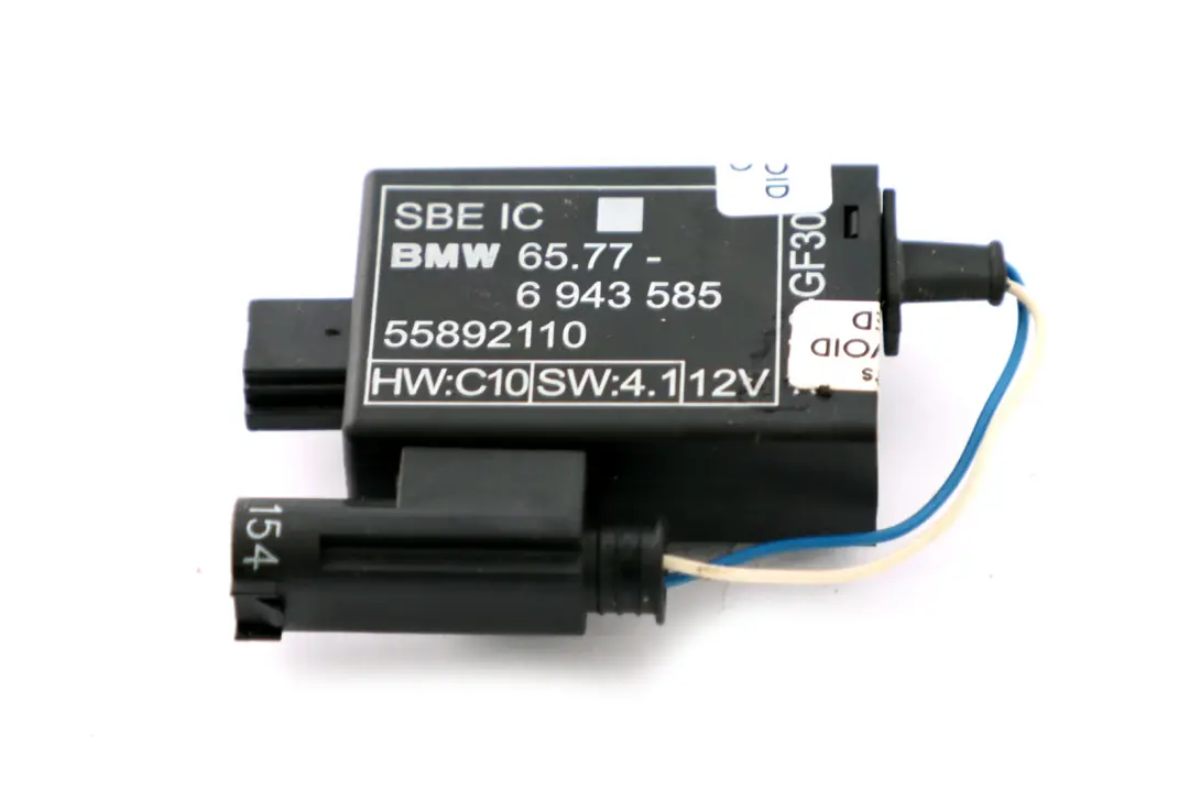 Control Electronics Seat Occupancy to BMW E65 E66 E67 with Part number 6943585 BMW E65 E66 E67 Control Electronics Seat Occupancy - SKU 6943585 - Part number 6943585