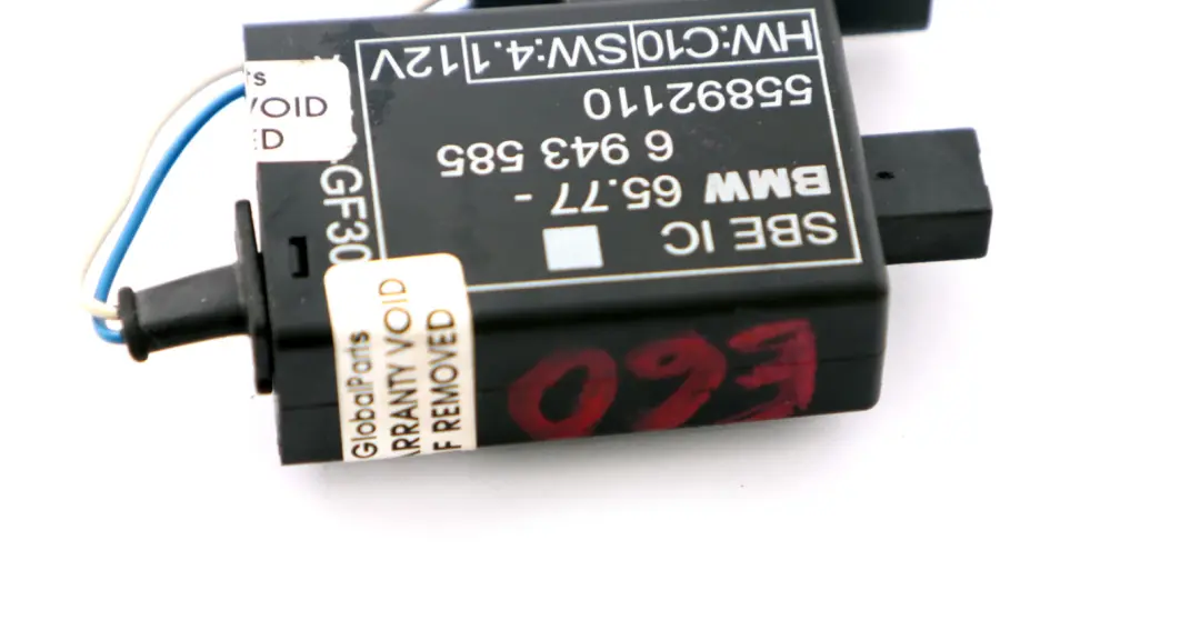 Moduł Sterownik Czujnik Obecności Zajęcia Fotela ECU do BMW E65 E66 o numerze 6943585 BMW E65 E66 Moduł Sterownik Czujnik Obecności Zajęcia Fotela ECU - SKU 6943585 - Numer Części 6943585