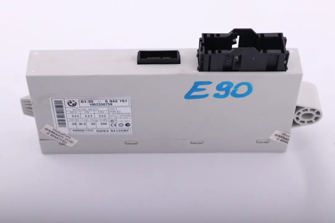 BMW E87 E90 CAS2 ECU Boitier Commande CAS 6135 - SKU 6943791 - Numéro de pièce 6943791