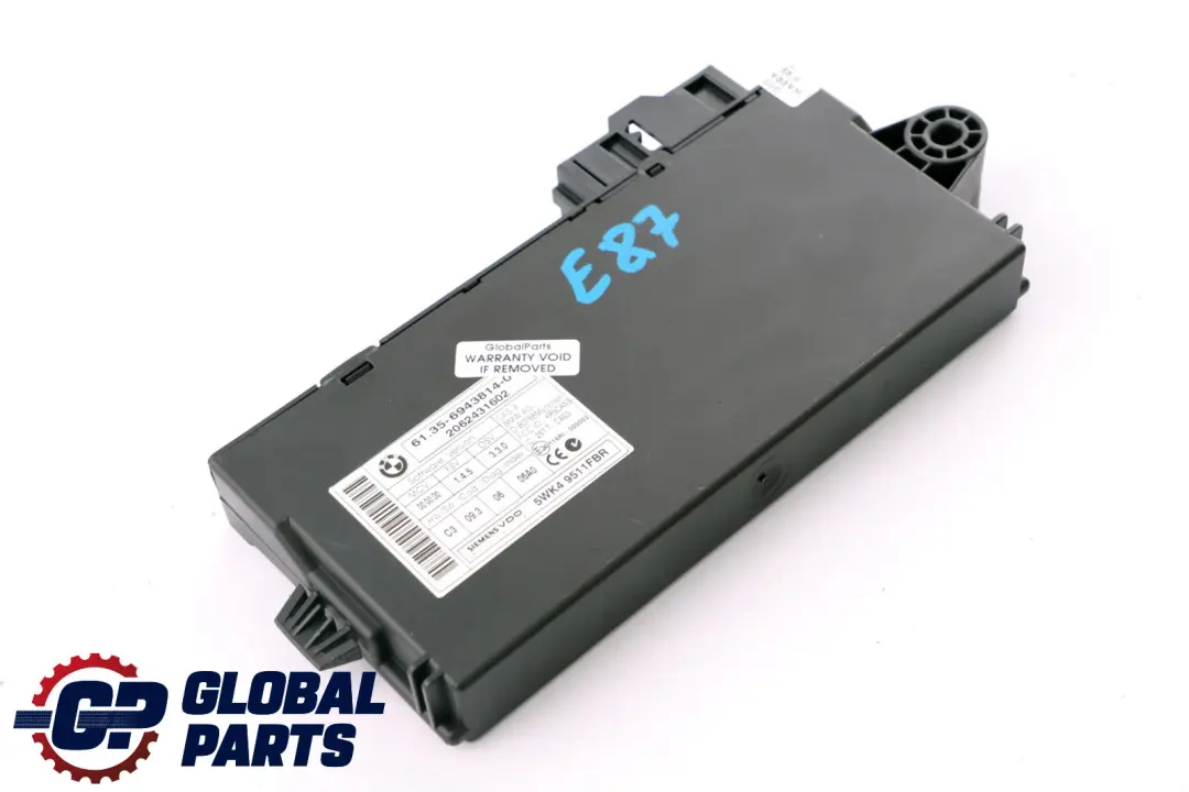BMW 1 3 5 Serie E60 E87 E90 CAS 3 Boitier de commande CAS, Module ECU - SKU 6943814 - Numéro de pièce 6943814
