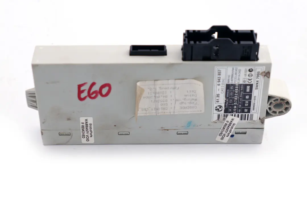 BMW 5 6 Series E60 E61 E63 CAS 2 Módulo Lectura Llave ECU - SKU 6943857 - Número de pieza 6965050