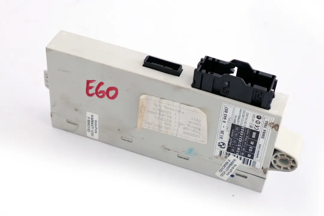 BMW 5 6 E60 E61 E63 Moduł Sterownik CAS 2 - SKU 6943857 - Numer Części 6965050