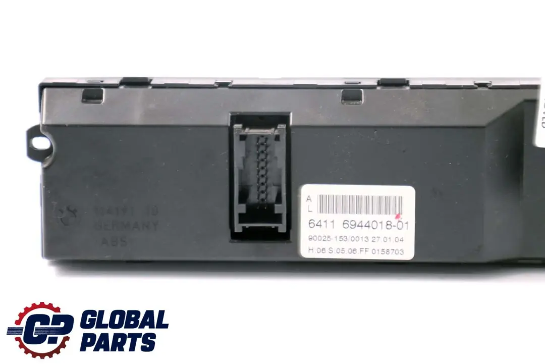 5er E60 E61 Basis Klimaautomatik Steuergerät für BMW mit Teilenummer 6944018 BMW 5er E60 E61 Basis Klimaautomatik Steuergerät - SKU 6944018 - Teilenummer 6944018
