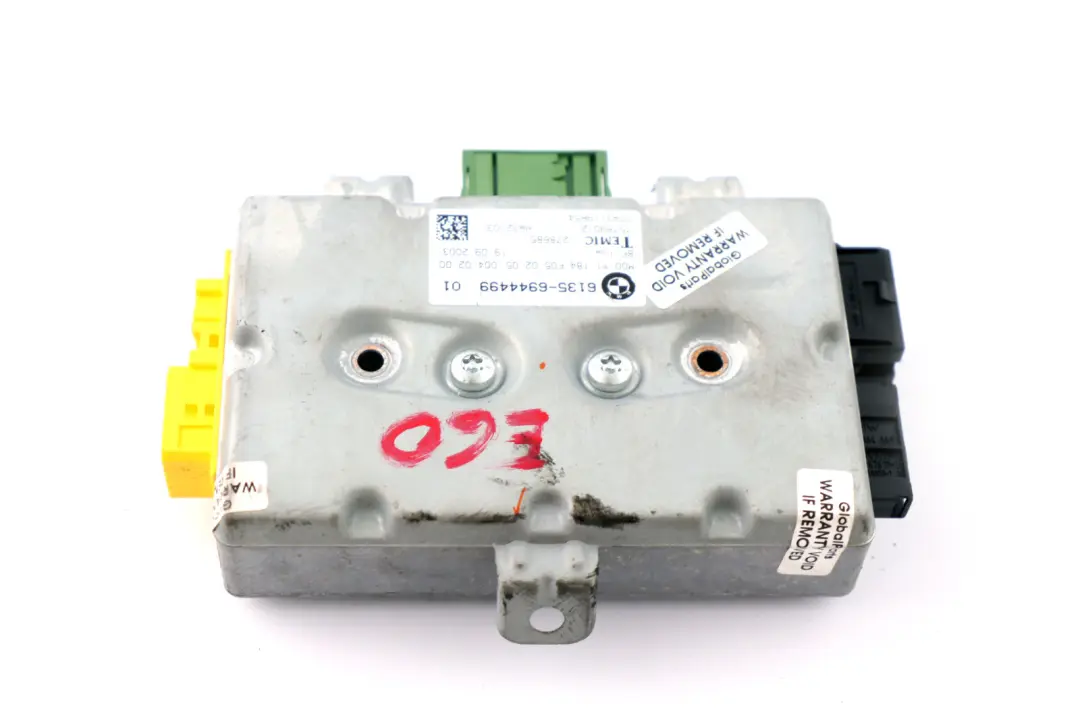 Modulo controllo airbag porta lato passeggero per BMW E60 E61 E63 con numero di parte 6944499 BMW E60 E61 E63 Modulo controllo airbag porta lato passeggero - SKU 6944499 - Numero di parte 6944499