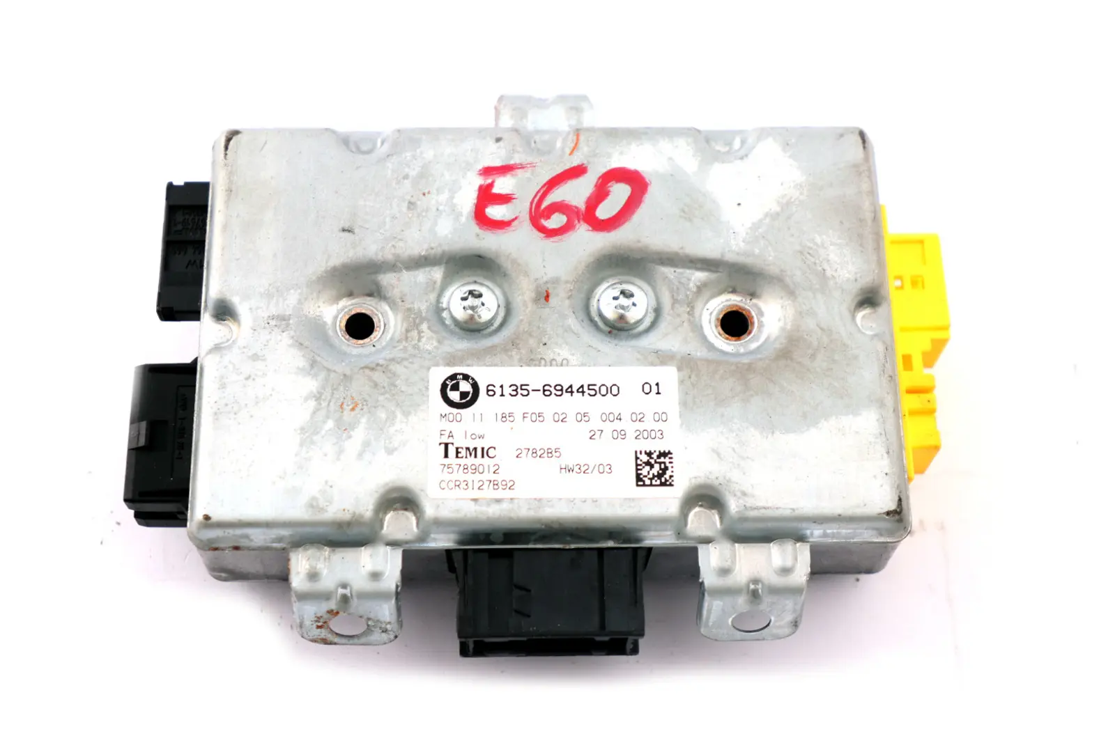 BMW 5 6 Series E60 E61 E63 Driver's Side Door Airbag Control Unit Module 6944500