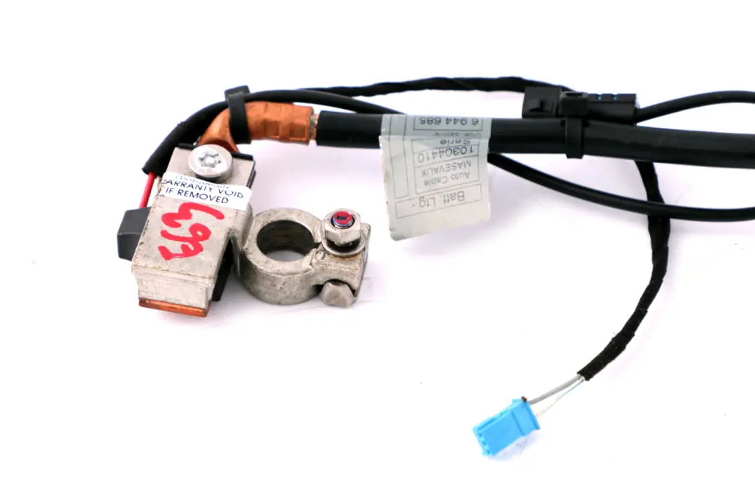 E63N E64 LCI Negative Battery Cable Minus Pole IBS to BMW 6 Series E63 with Part number 6970682 BMW 6 Series E63 E63N E64 LCI Negative Battery Cable Minus Pole IBS - SKU 6944685 - Part number 6970682