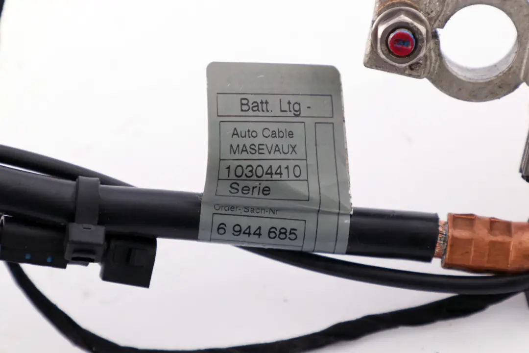 E63N E64 LCI Negative Battery Cable Minus Pole IBS to BMW 6 Series E63 with Part number 6970682 BMW 6 Series E63 E63N E64 LCI Negative Battery Cable Minus Pole IBS - SKU 6944685 - Part number 6970682