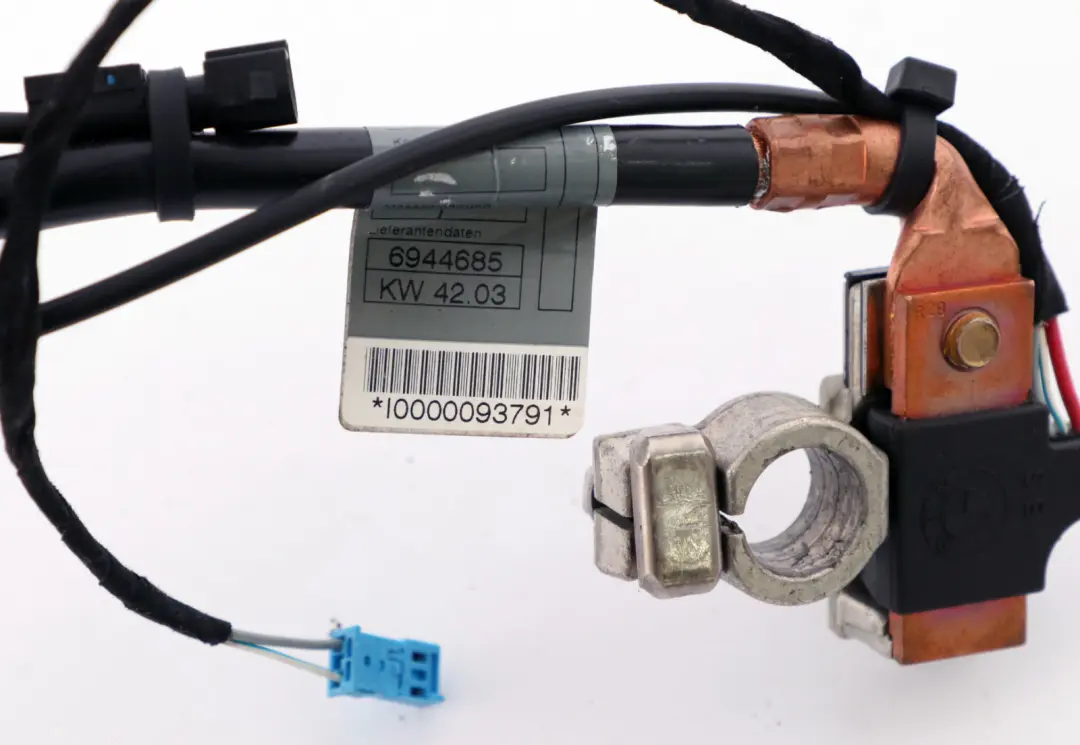 E63N E64 LCI Negative Battery Cable Minus Pole IBS to BMW 6 Series E63 with Part number 6970682 BMW 6 Series E63 E63N E64 LCI Negative Battery Cable Minus Pole IBS - SKU 6944685 - Part number 6970682