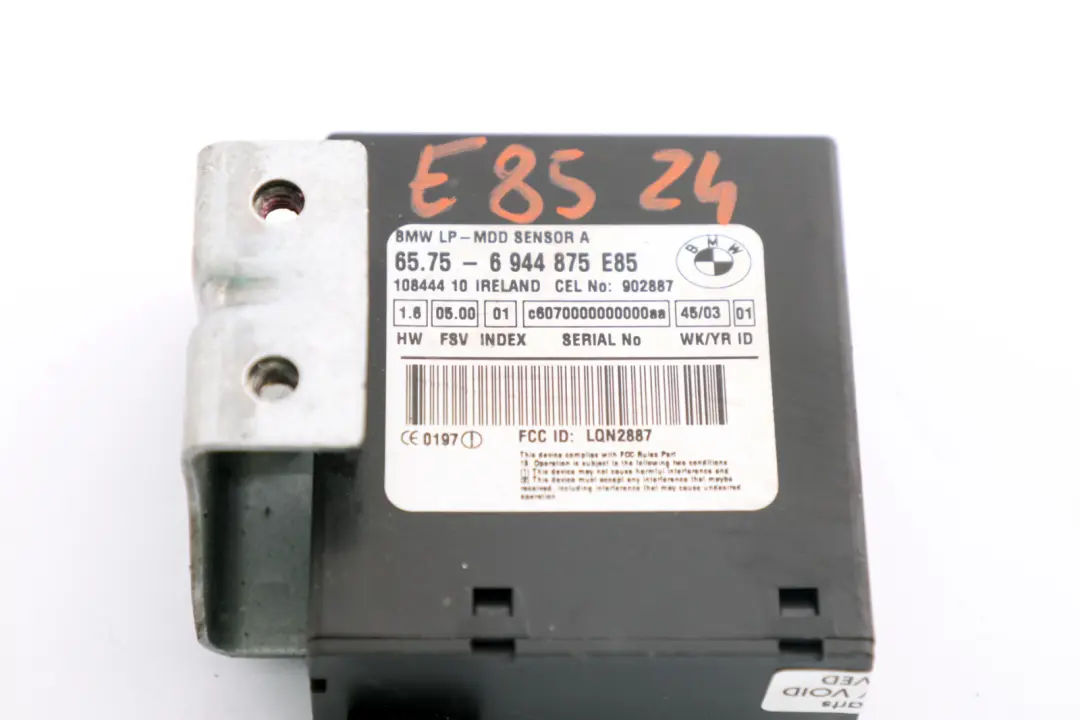 Module Radar Alarme Détecteur De Vol pour BMW E36 Z4 E85 Z3 à propos du numéro de pièce 6974631 BMW E36 Z4 E85 Z3 Module Radar Alarme Détecteur De Vol - SKU 6944875 - Numéro de pièce 6974631