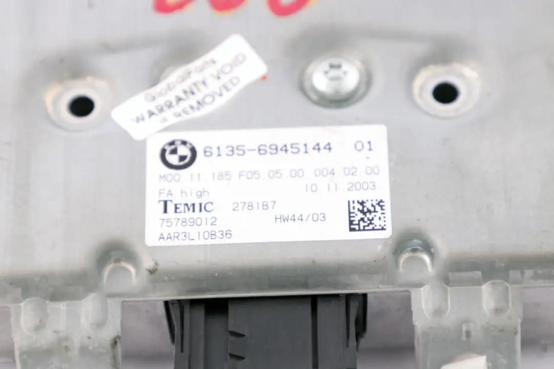 6er E60 E61 E63 Fahrer Seite Tür Steuergerät Modul für BMW 5 mit Teilenummer 9110845 BMW 5 6er E60 E61 E63 Fahrer Seite Tür Steuergerät Modul - SKU 6945144 - Teilenummer 9110845