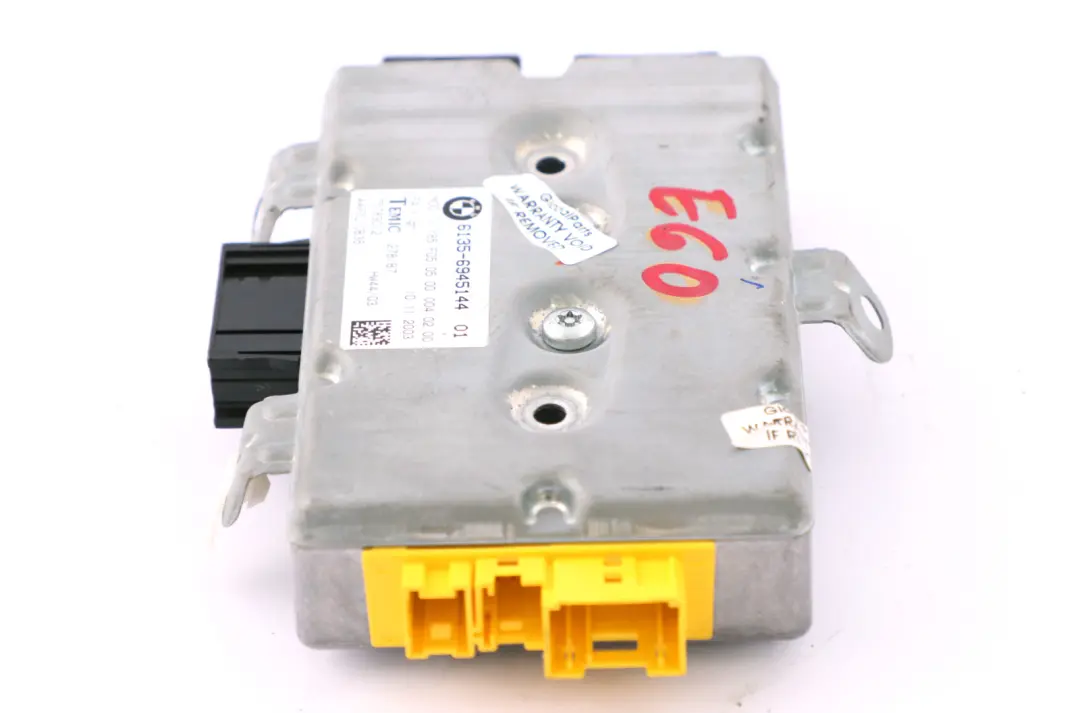 BMW E60 E61 E63 Module de contrôle l'airbag de la porte côté conducteur - SKU 6945144 - Numéro de pièce 9110845