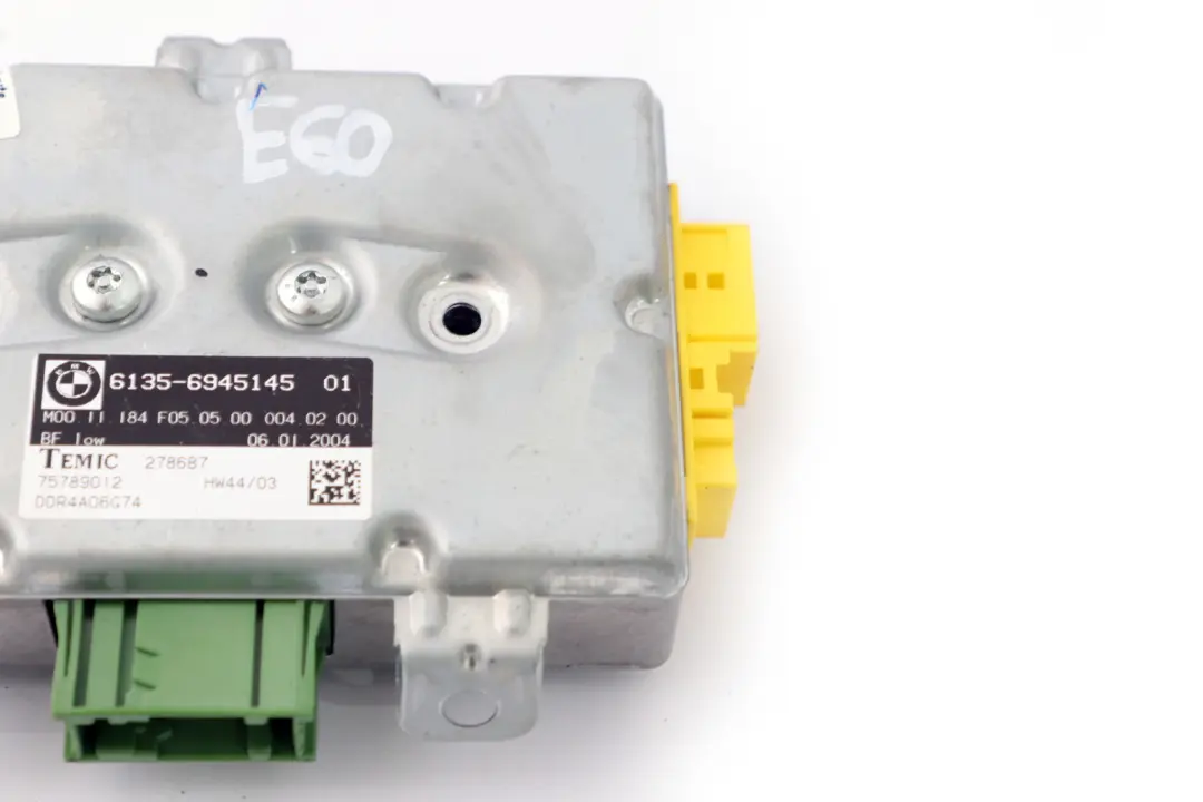 Moduł Sterownik Poduszki Powietrznej Airbag do BMW E60 E61 E63 o numerze 9110846 BMW E60 E61 E63 Moduł Sterownik Poduszki Powietrznej Airbag - SKU 6945145 - Numer Części 9110846
