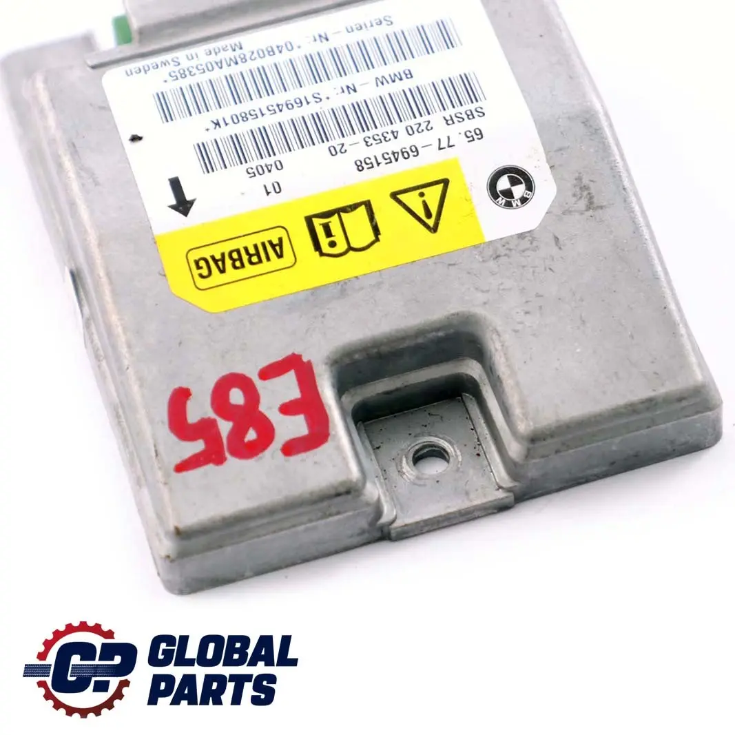 Sensor B-pillar Airbag Right O/S to BMW Z4 Series E85 with Part number 6945158 BMW Z4 Series E85 Sensor B-pillar Airbag Right O/S - SKU 6945158 - Part number 6945158