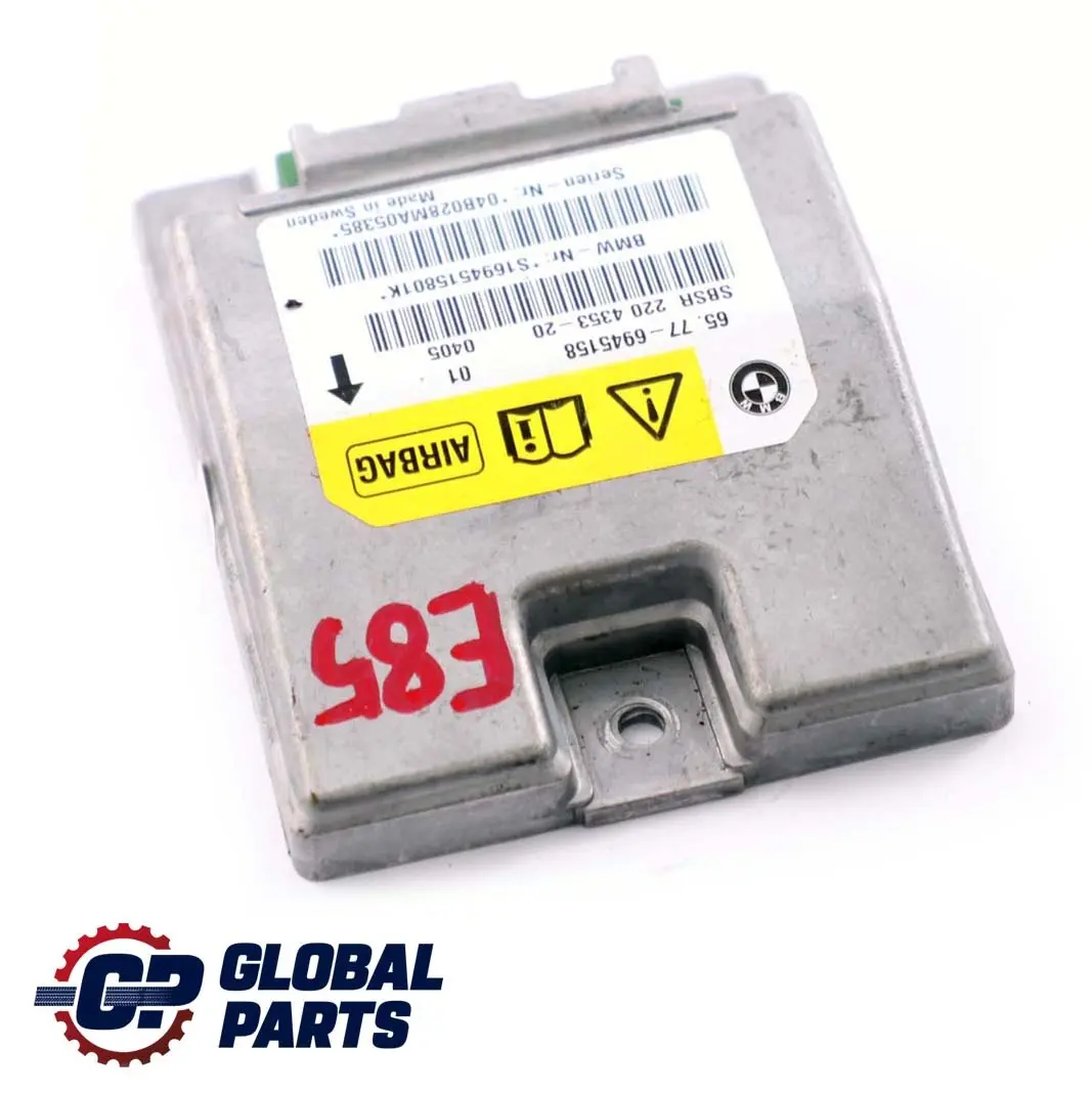 Sensor B-pillar Airbag Right O/S to BMW Z4 Series E85 with Part number 6945158 BMW Z4 Series E85 Sensor B-pillar Airbag Right O/S - SKU 6945158 - Part number 6945158