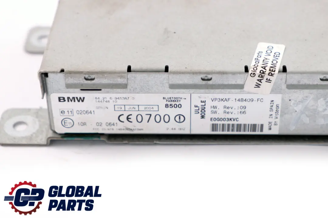 Hands-free Electronics Charging Module MULF to BMW X3 X5 Series E53 E83 E87 with Part number 6945387 BMW X3 X5 Series E53 E83 E87 Hands-free Electronics Charging Module MULF - SKU 6945387 - Part number 6945387