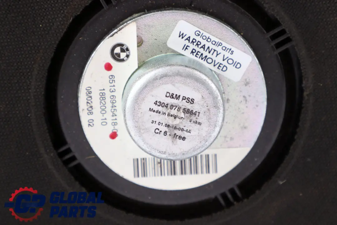 Destra Basso Centrale Altoparlante Stereo Sistema per BMW E93 con numero di parte 6945418 BMW E93 Destra Basso Centrale Altoparlante Stereo Sistema - SKU 6945418 - Numero di parte 6945418