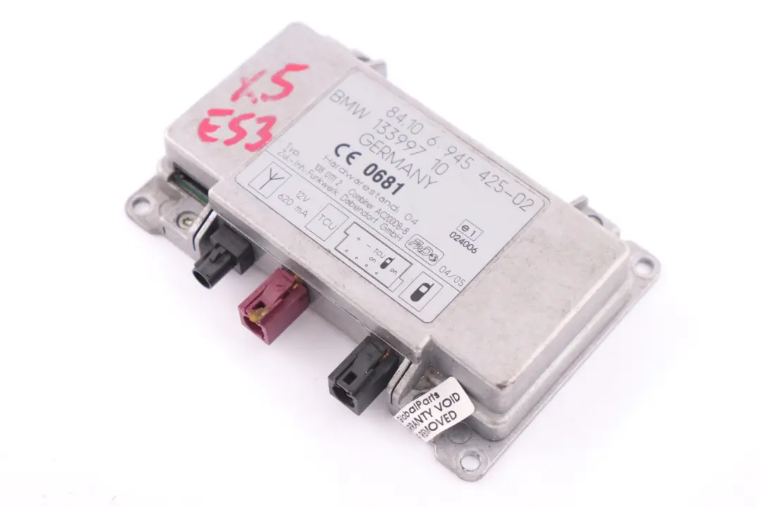 Antenna Morbida Diplexer Centralina Modulo per BMW X5 Z4 E46 E53 E85 E87 con numero di parte 6945425 BMW X5 Z4 E46 E53 E85 E87 Antenna Morbida Diplexer Centralina Modulo - SKU 6945425 - Numero di parte 6945425