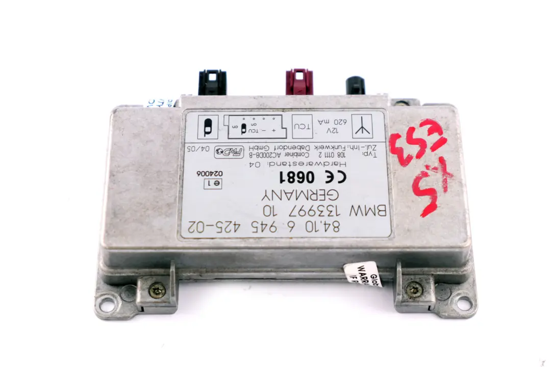 BMW X5 Z4 Serie E46 E53 E85 E87 Antena Diplexer Regulador Modulo Booster - SKU 6945425 - Número de pieza 6945425