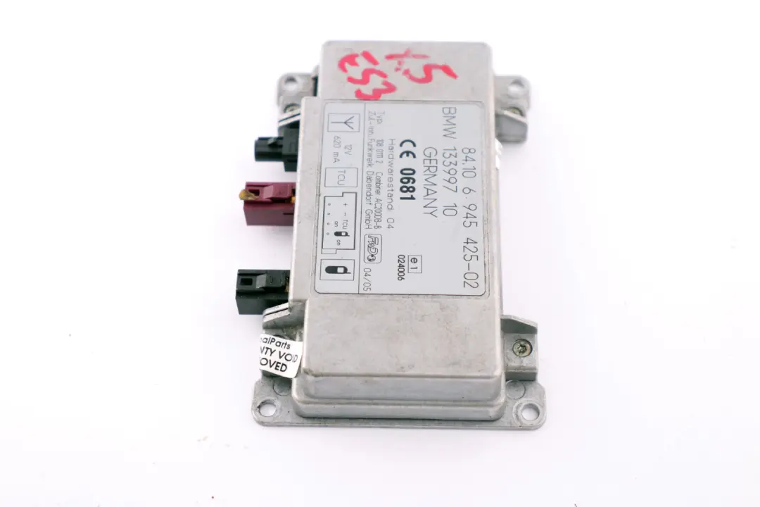 Antenna Morbida Diplexer Centralina Modulo per BMW X5 Z4 E46 E53 E85 E87 con numero di parte 6945425 BMW X5 Z4 E46 E53 E85 E87 Antenna Morbida Diplexer Centralina Modulo - SKU 6945425 - Numero di parte 6945425