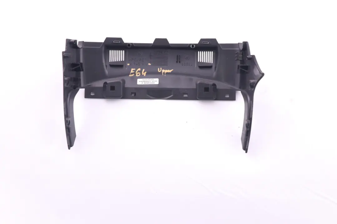 Steering Column Trim Panel Upper Part Cover Black to BMW 6 Series E64 with Part number 6945914 BMW 6 Series E64 Steering Column Trim Panel Upper Part Cover Black - SKU 6945914 - Part number 6945914
