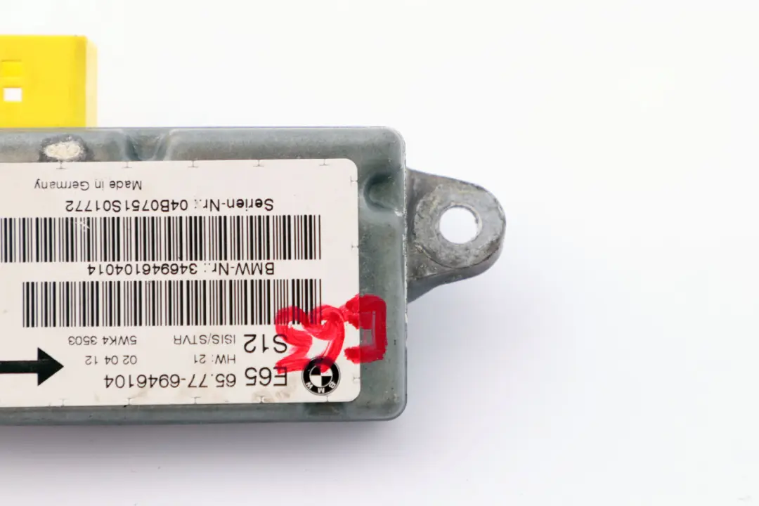 Sensor Front Right Door Airbag O/S BMW 7 Series E65 E66 - SKU 6946104 - Part number 6970908