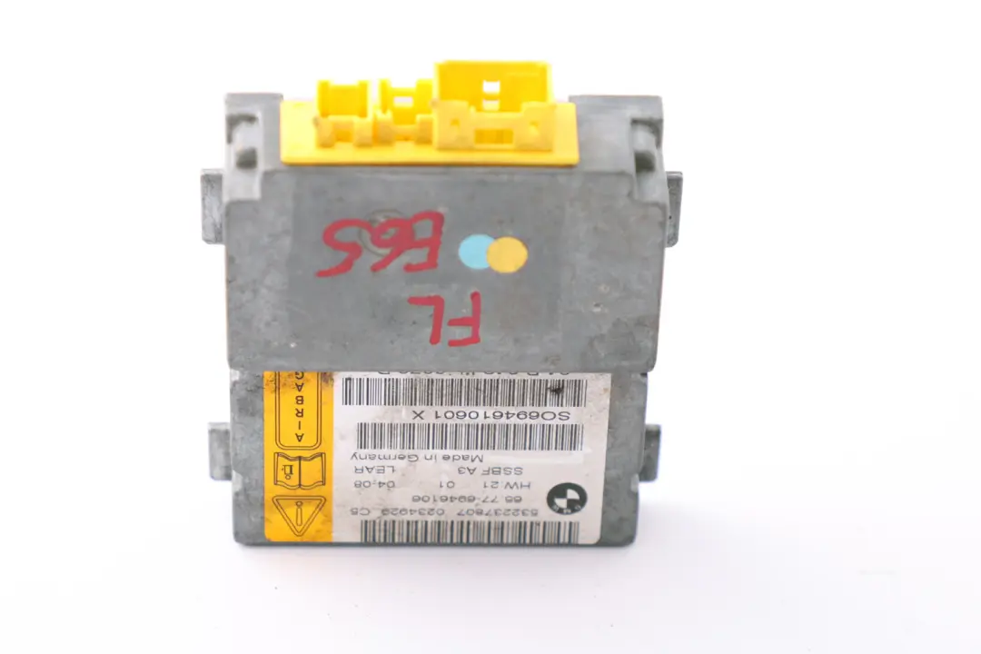 BMW 7 E65 E66 Passenger Seat Airbag Sensor Control Unit Module 6970899 - SKU 6946106 - Part number 6946106