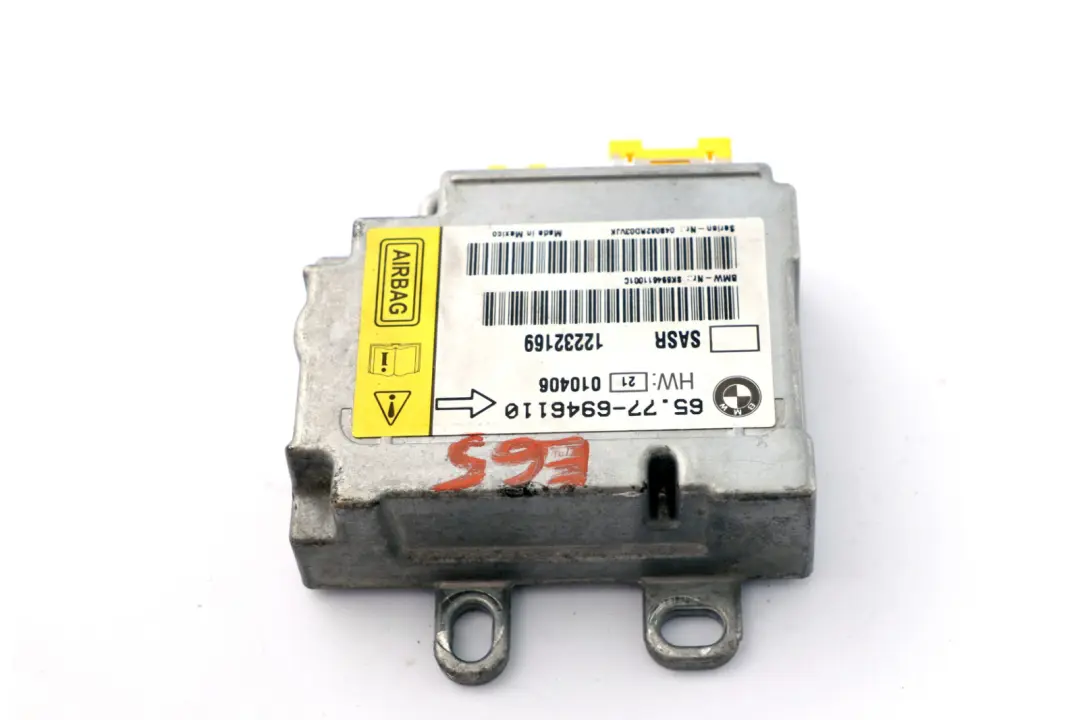 Sensor Module BMW E65 E66 E67 A-Pillar Control Unit Right O/S to Air with Part number 6970888 Air Sensor Module BMW E65 E66 E67 A-Pillar Control Unit Right O/S - SKU 6946110 - Part number 6970888