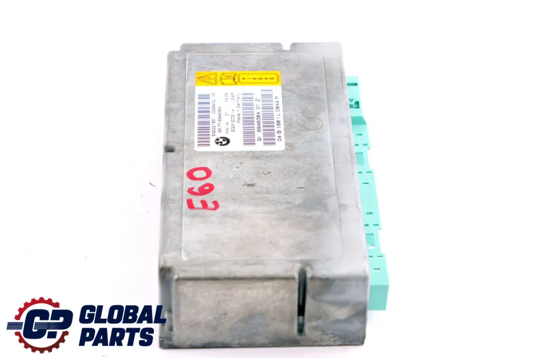 ECU Moduł Sterownik Airbag do BMW E60 E61 o numerze 6946384 BMW E60 E61 ECU Moduł Sterownik Airbag - SKU 6946384 - Numer Części 6946384