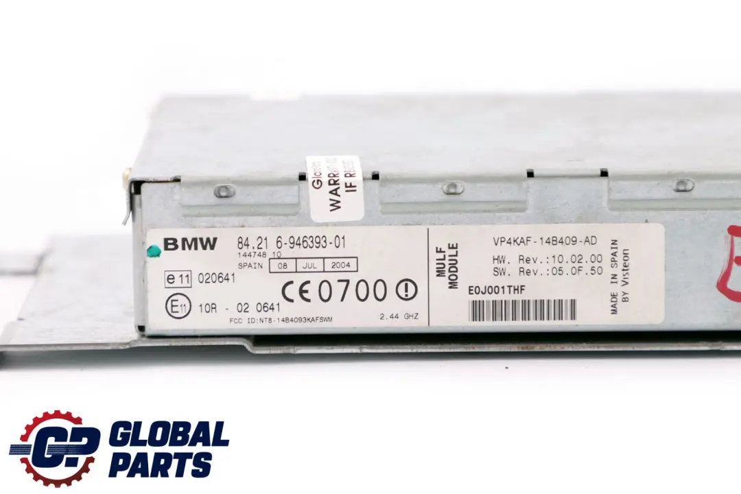 BMW E60 Elettronica Vivavoce Ricarica MULF 8421 - SKU 6946393 - Numero di parte 6946393