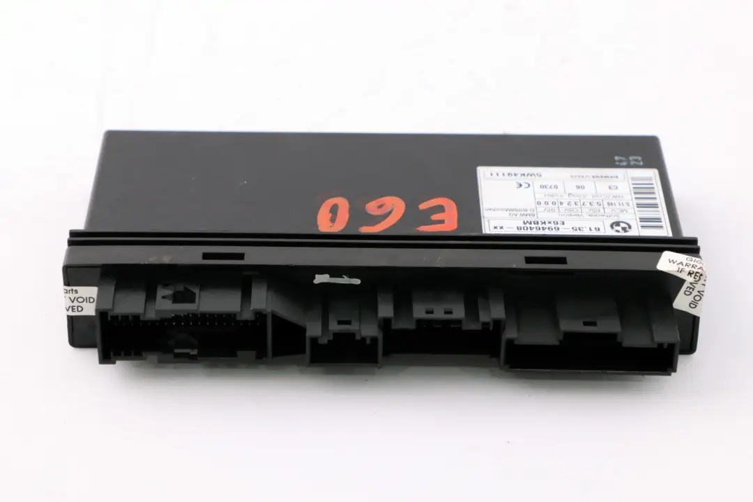 Body Control Module ECU Control Unit to BMW 5 6 Series E60 E63 E64 with Part number 6945029 BMW 5 6 Series E60 E63 E64 Body Control Module ECU Control Unit - SKU 6946408 - Part number 6945029
