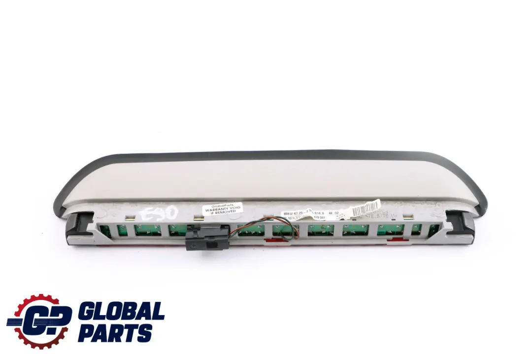 Tercera Luz De Freno Trasera Hellgrau Gris para BMW E90 con número de pieza 6946614 BMW E90 Tercera Luz De Freno Trasera Hellgrau Gris - SKU 6946614 - Número de pieza 6946614