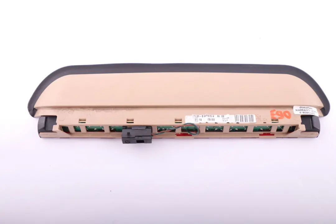 Arriere Feu de Frein Troisieme Beige pour BMW E90 LCI à propos du numéro de pièce 63257145519 BMW E90 LCI Arriere Feu de Frein Troisieme Beige - SKU 6946615 - Numéro de pièce 63257145519